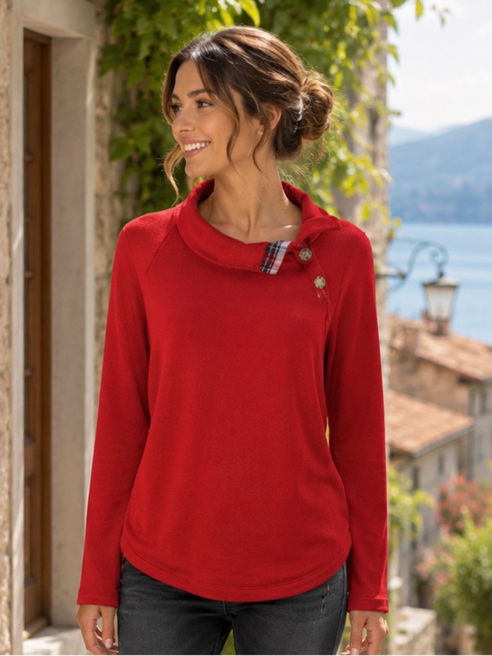 J. Crew Red Sweater 🍒